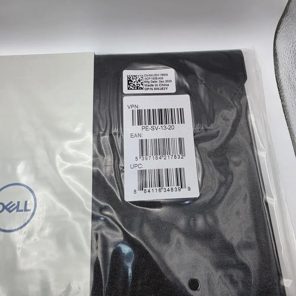 Dell Premier Sleeve 13 XPS 13 9300 7390 2-in-1 Laptop Sleeve Magnetic Black